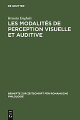 eBook (pdf) Les modalités de perception visuelle et auditive de Renata Enghels