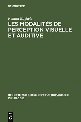E-Book (pdf) Les modalités de perception visuelle et auditive von Renata Enghels