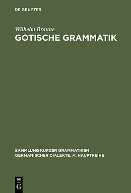 E-Book (pdf) Gotische Grammatik von Wilhelm Braune