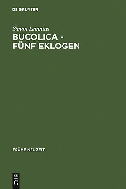 E-Book (pdf) Bucolica - Fünf Eklogen von Simon Lemnius