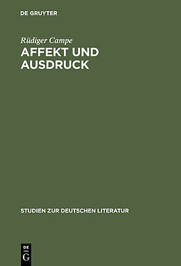 E-Book (pdf) Affekt und Ausdruck von Rüdiger Campe