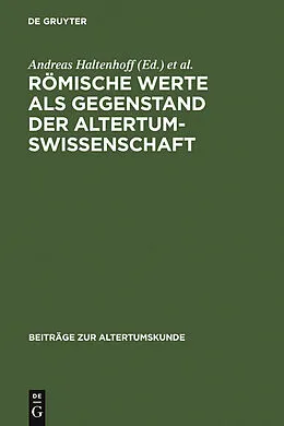 E-Book (pdf) Römische Werte als Gegenstand der Altertumswissenschaft von 