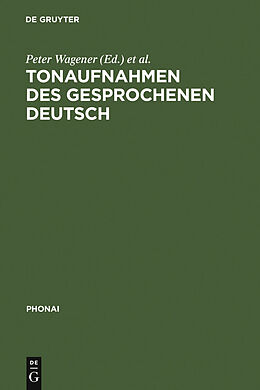 E-Book (pdf) Tonaufnahmen des gesprochenen Deutsch von 