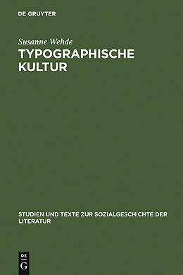 E-Book (pdf) Typographische Kultur von Susanne Wehde