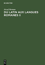 eBook (pdf) Du latin aux langues romanes II de József Herman