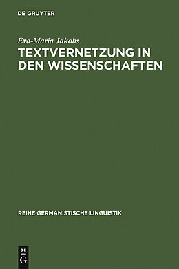 E-Book (pdf) Textvernetzung in den Wissenschaften von Eva-Maria Jakobs