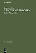 PDF Sämtliche Eklogen von Johannes Bocer