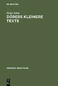 E-Book (pdf) Dürers kleinere Texte von Heike Sahm