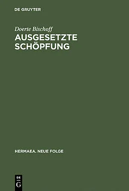 E-Book (pdf) Ausgesetzte Schöpfung von Doerte Bischoff