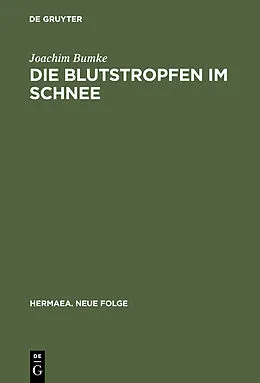 E-Book (pdf) Die Blutstropfen im Schnee von Joachim Bumke