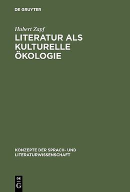 E-Book (pdf) Literatur als kulturelle Ökologie von Hubert Zapf
