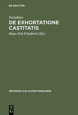 E-Book (pdf) De exhortatione castitatis von Tertullian