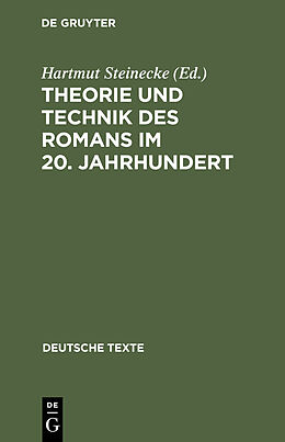 E-Book (pdf) Theorie und Technik des Romans im 20. Jahrhundert von 
