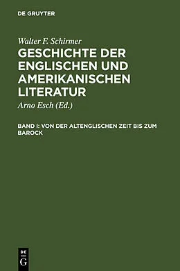 PDF Von der altenglischen Zeit bis zum Barock von Walter F. Schirmer
