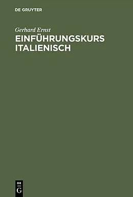 PDF Einführungskurs Italienisch von Gerhard Ernst