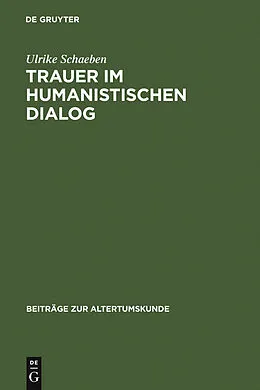 E-Book (pdf) Trauer im humanistischen Dialog von Ulrike Schaeben