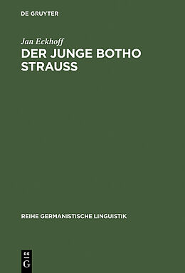 E-Book (pdf) Der junge Botho Strauß von Jan Eckhoff
