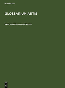 E-Book (pdf) Glossarium Artis / Bogen und Mauerwerk von 