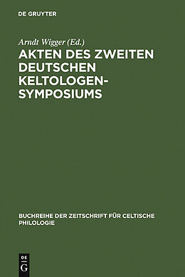 E-Book (pdf) Akten des zweiten deutschen Keltologen-Symposiums von 
