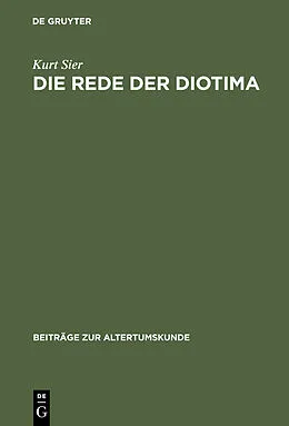 E-Book (pdf) Die Rede der Diotima von Kurt Sier