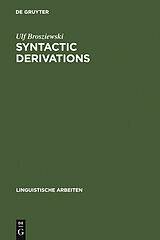 eBook (pdf) Syntactic Derivations de Ulf Brosziewski