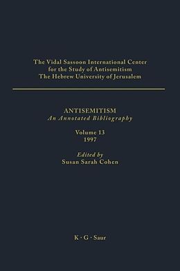 E-Book (pdf) Antisemitism 13. 1997 von 