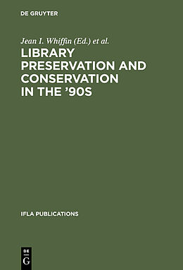 eBook (pdf) Library Preservation and Conservation in the '90s de 