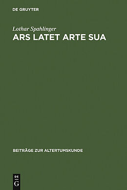 E-Book (pdf) Ars latet arte sua von Lothar Spahlinger