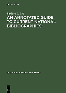 eBook (pdf) An Annotated Guide to Current National Bibliographies de Barbara L. Bell