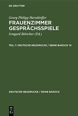 E-Book (pdf) Frauenzimmer Gesprächsspiele. Teil 7 von 