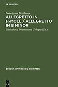 E-Book (pdf) Allegretto in h-Moll / Allegretto in B minor von Ludwig van Beethoven