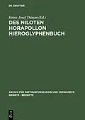 E-Book (pdf) Des Niloten Horapollon Hieroglyphenbuch von 