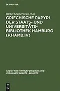 PDF Griechische Papyri der Staats- und Universitätsbibliothek Hamburg (P.Hamb.IV) von 
