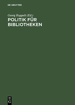 E-Book (pdf) Politik für Bibliotheken von 