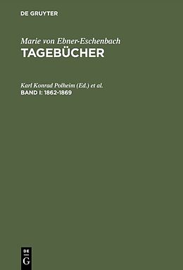 E-Book (pdf) Marie von Ebner-Eschenbach: Tagebücher / 18621869 von 