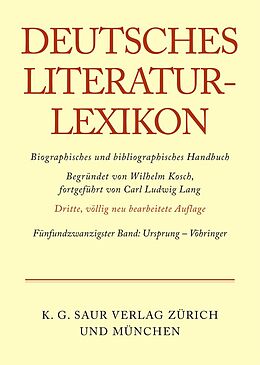 E-Book (pdf) Deutsches Literatur-Lexikon / Ursprung - Vöhringer von 