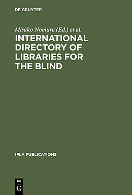 eBook (pdf) International Directory of Libraries for the Blind de 