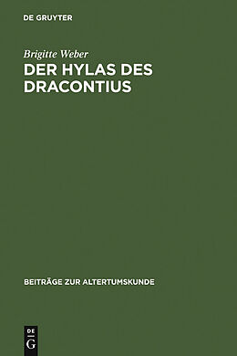 E-Book (pdf) Der Hylas des Dracontius von Brigitte Weber