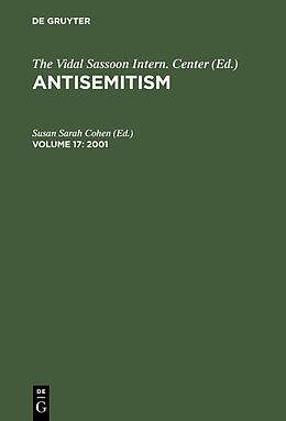 E-Book (pdf) The Vidal Sassoon Intern. Center: Antisemitism 2001 von 