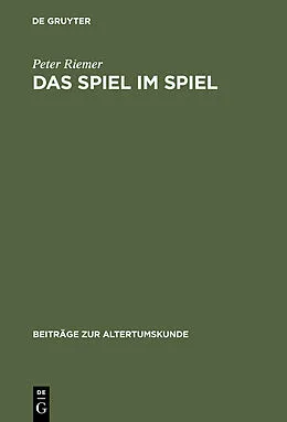 E-Book (pdf) Das Spiel im Spiel von Peter Riemer