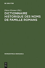 eBook (pdf) Dictionnaire historique des noms de famille romans de 