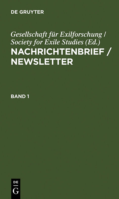 Nachrichtenbrief / Newsletter