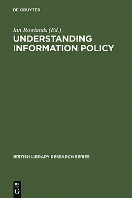 eBook (pdf) Understanding Information Policy de 