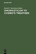 E-Book (pdf) Onomasticon to Cicero's Treatises von David R. Shackleton Bailey