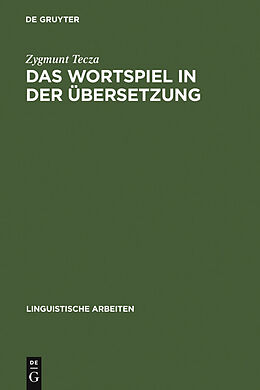 E-Book (pdf) Das Wortspiel in der Übersetzung von Zygmunt Tecza
