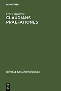 PDF Claudians praefationes von Fritz Felgentreu