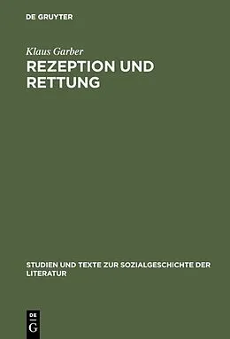 E-Book (pdf) Rezeption und Rettung von Klaus Garber