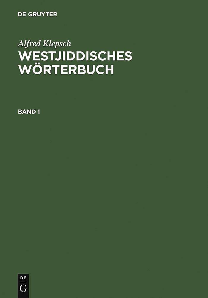 Westjiddisches Wörterbuch