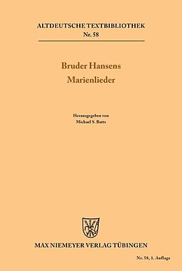 E-Book (pdf) Bruder Hansens Marienlieder von 