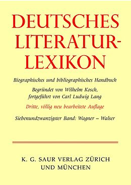 E-Book (pdf) Deutsches Literatur-Lexikon / Wagner - Walser von 